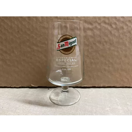1 VERRE SAN MIGUEL 25CL HT 14.50CM