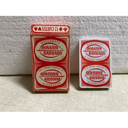 1 JEU DE 32 CARTES  MUSCADETS  DONATIEN BAHUAUD  LA CHAPELLE - HEULIN
