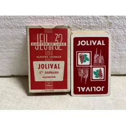 1 JEU  32 DE CARTES  VINS JOLIVAL  ETS DARNAJOU    QUIMPER