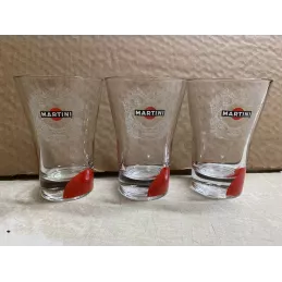 3 VERRES MARTINI  HT 12.60CM