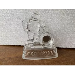 FIGURINE MICHELIN EN CRISTAL D'ARQUES  18CM X15CM