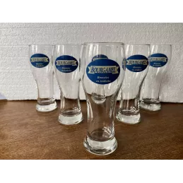 6  VERRES  BOURGANEL 25CL HT 17.30CM