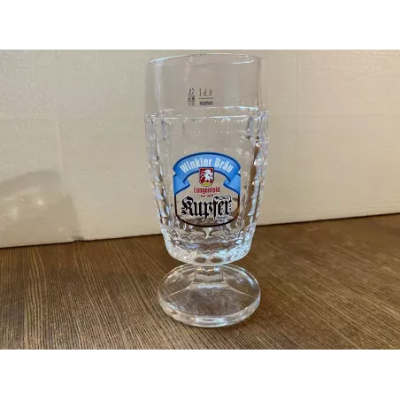 1 VERRE WINKLER-BRAU 50CL HT 20CM