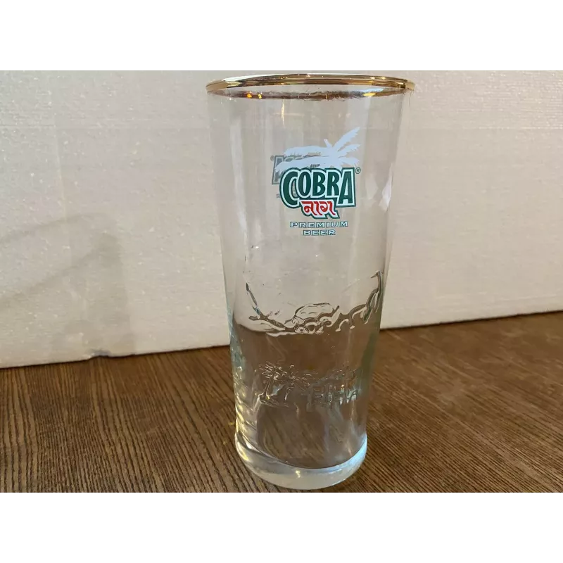 1 VERRE COBRA 50CL   PREMIUM  BEER  HT 17.60CM