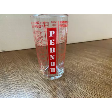 1 VERRE PERNOD  DOSEUR  HT 13.50CM