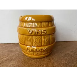 CENDRIER BIERES ET VINS LEDUC HT 10.30CM  DIAMETRE 10CM