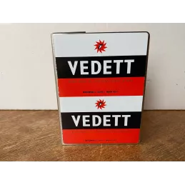 PORTE  SOUS -BOCK  VEDETT EN METAL 12CM X9CM X4.50CM