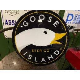 ENSEIGNE  GOOSE BEER    DIAMETRE 35CM X10CM