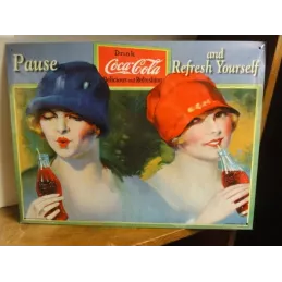 1 TOLE COCA-COLA  40 X 30