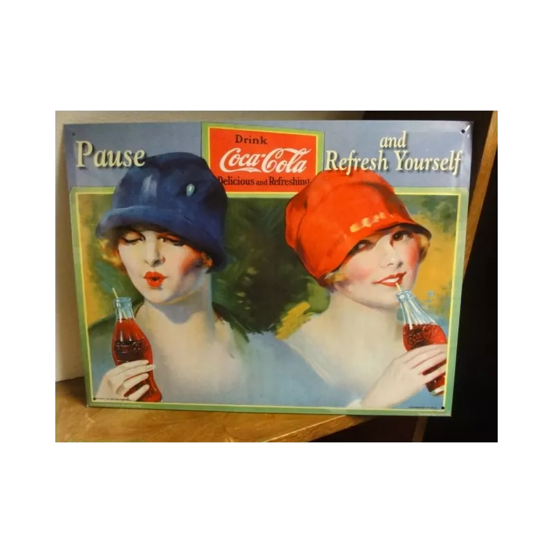 1 TOLE COCA-COLA  40 X 30