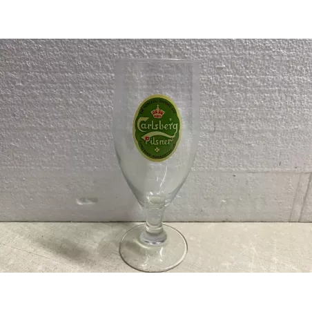 1 VERRE CARLSBERG   PILSNER  25CL HT 17.50CM