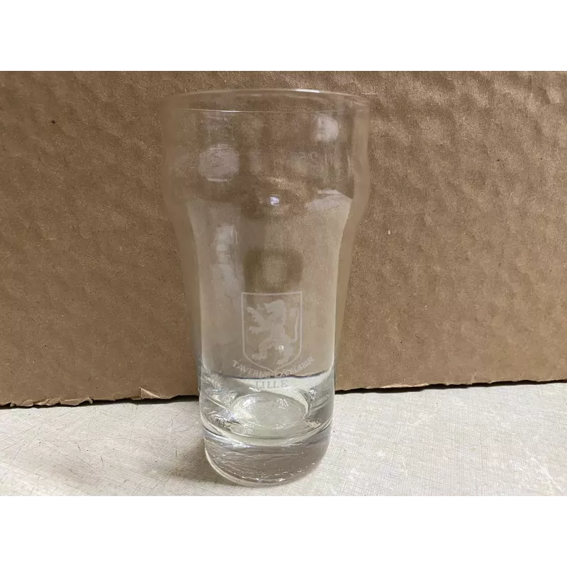 1 VERRE  TAVERNE EXELSIOR  LILLE  25CL HT 13.50CM