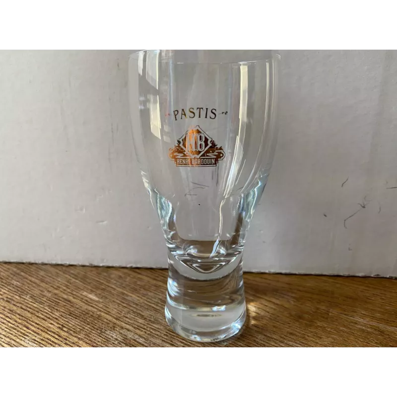 1 VERRE PASTIS HENRI BARDOUIN  HT 13.60CM