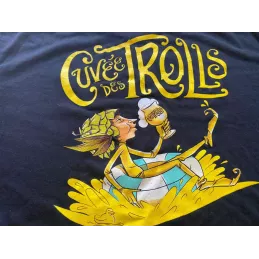 TEE- SHIRT  CUVEE DES TROLLS  TAILLE L