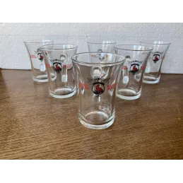 6 TASSES  A THE  PELICAN  ROUGE  20/25CL