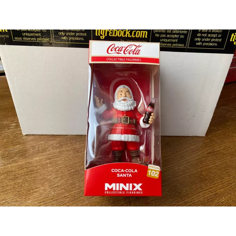 FIGURINE  COCA-COLA  MINIX  NOUVEAU NOVEMBRE 2025 PERE NOEL HT 19CM AVEC LA BOITE