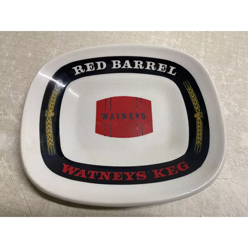 CENDRIER WATNEYS  RED BARREL  20CM X17CM