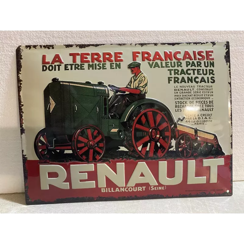 TOLE BOMBEE RENAULT  40CM X30CM