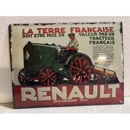 TOLE BOMBEE RENAULT  40CM X30CM