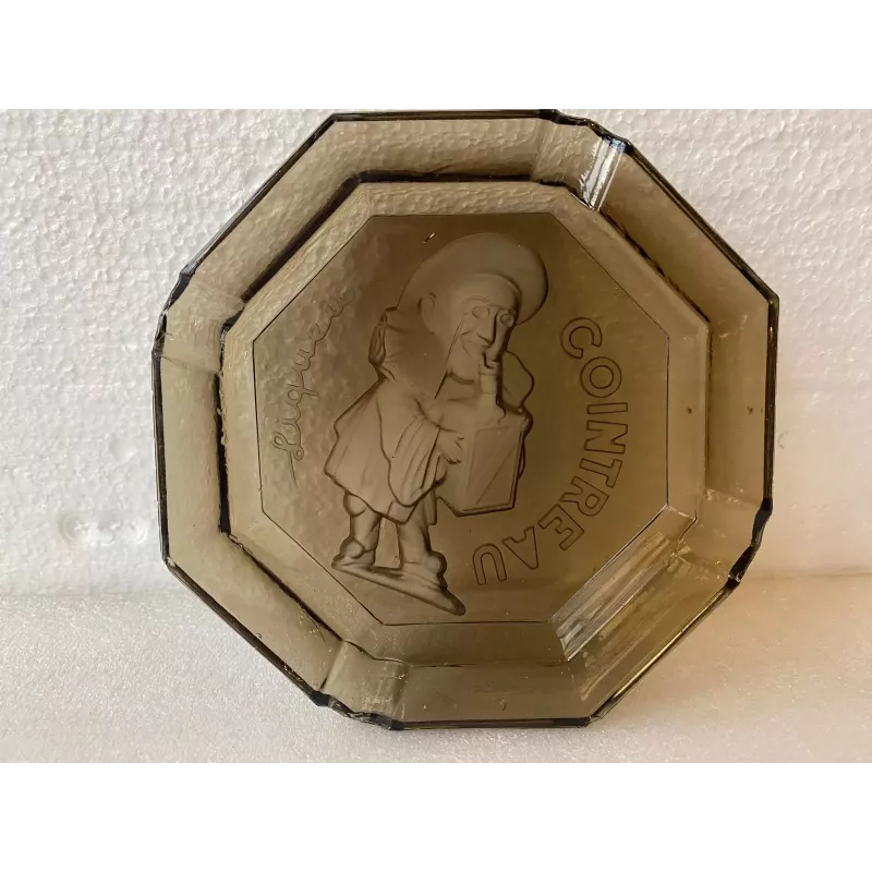 CENDRIER COINTREAU  12.20CM X 12.20CM