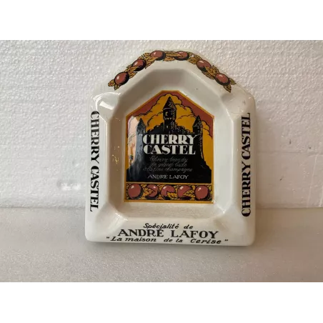 CENDRIER CHERRY CASTEL 15.20CM X13.20CM