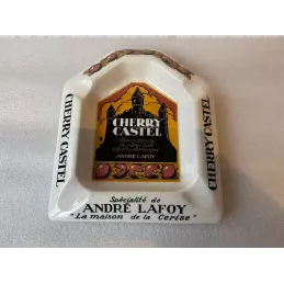 CENDRIER CHERRY CASTEL 15.20CM X13.20CM