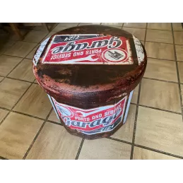 BOX    DE RANGEMENT  PLIABLE .....   POUF.  SIEGE.   COFFRE. GARAGE   DIAMETRE 38CM   HT 33CM