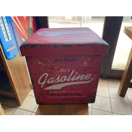 BOX    DE RANGEMENT  PLIABLE .....   POUF.  SIEGE.   COFFRE. GARAGE  38CM X38CM X38CM