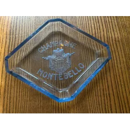 CENDRIER CHAMPAGNE  MONTEBELLO  15CM X12CM