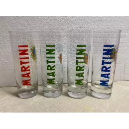 4 VERRES MARTINI COLLECTOR  25CL HT.16.50CM