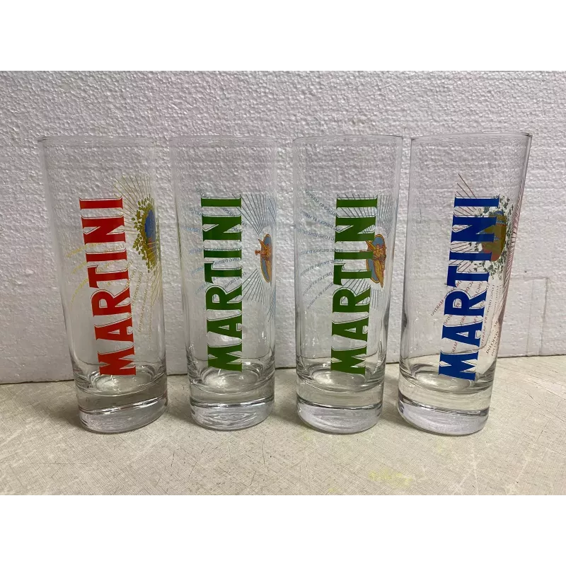 4 VERRES MARTINI COLLECTOR  25CL HT.16.50CM