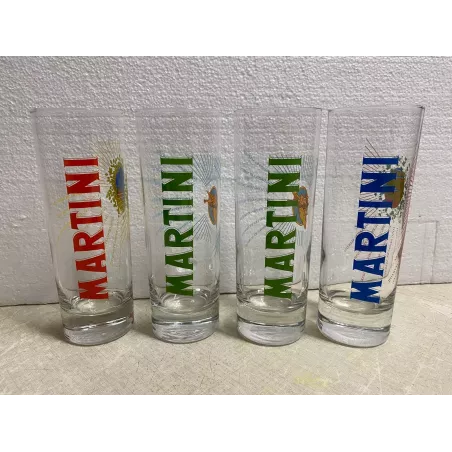 4 VERRES MARTINI COLLECTOR  25CL HT.16.50CM