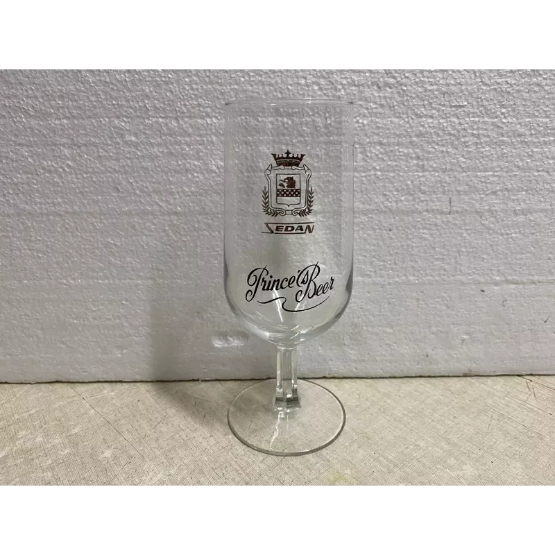 1 VERRE SEDAN  PRINCE'S BEER  25CL HT 17CM