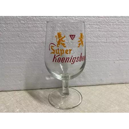 1 VERRE  SUPER KOENISBEER 25CL HT 15CM