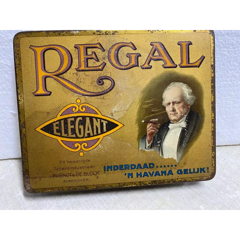 1 BOITE CIGARES  REGAL  ELEGANT  15CM X12CM