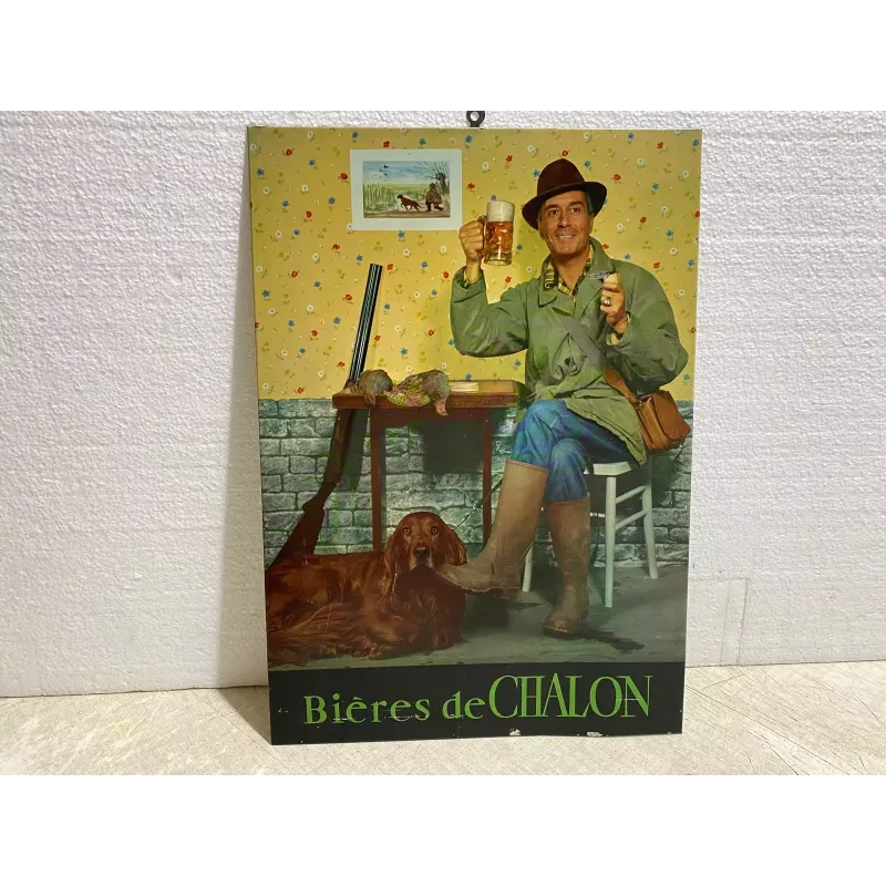 TOLE  BIERES DE CHALON   34CM X24CM