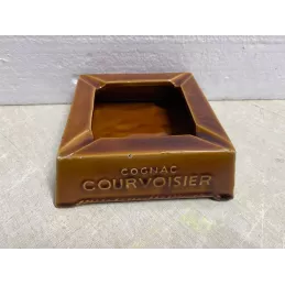 CENDRIER  COGNAC  COURVOISIER   12.50CM X12.50CM