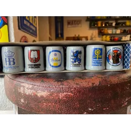 6 MINI CHOPES  GRES COLLECTOR HT 5CM