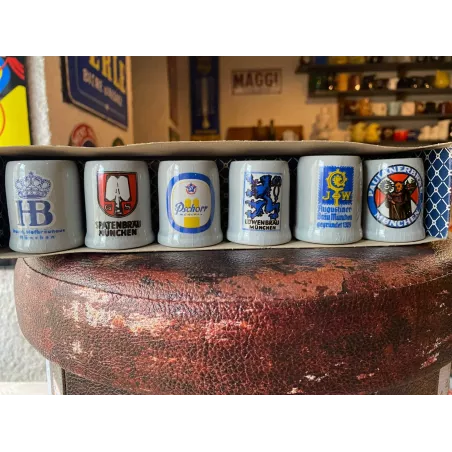 6 MINI CHOPES  GRES COLLECTOR HT 5CM