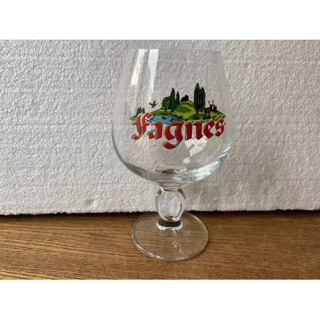 1 VERRE FAGNES  25/33CL  HT. 17.50CM