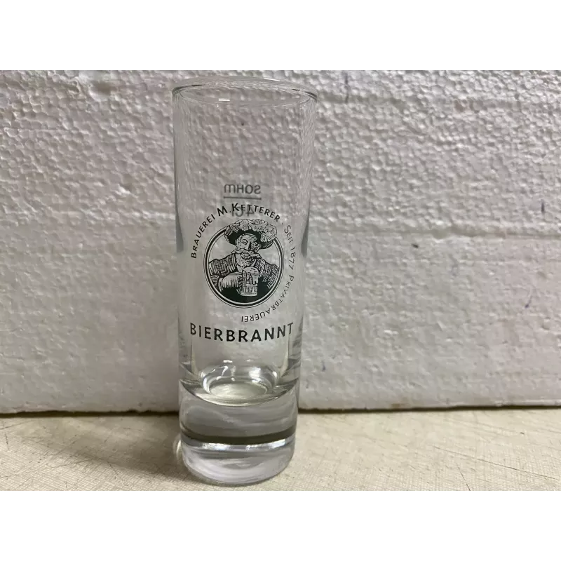 1 VERRE BIERBRANNT  2CL ET 4CL HT 10.50CM