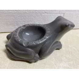 CENDRIER  L'HERITIER  GUYOT  GRIS  PETIT MODELE  19CM X12CM