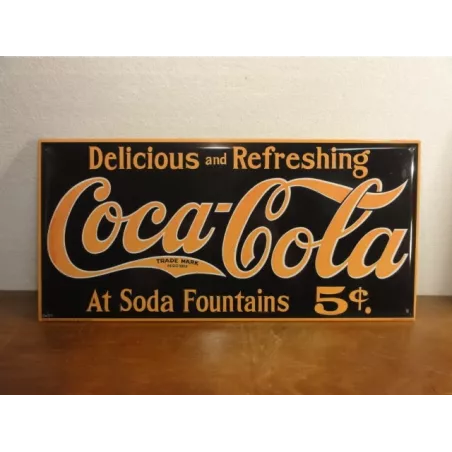 1 TOLE COCA-COLA 45X 22