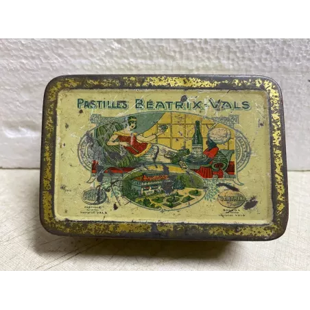 BOITE PASTILLES  BEATRIX VALS  10CM X6.80CM X3.30CM