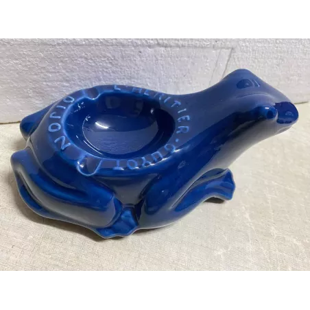 CENDRIER L'HERITIER GUYOT BLEU  PETIT MODELE 19CM X12CM