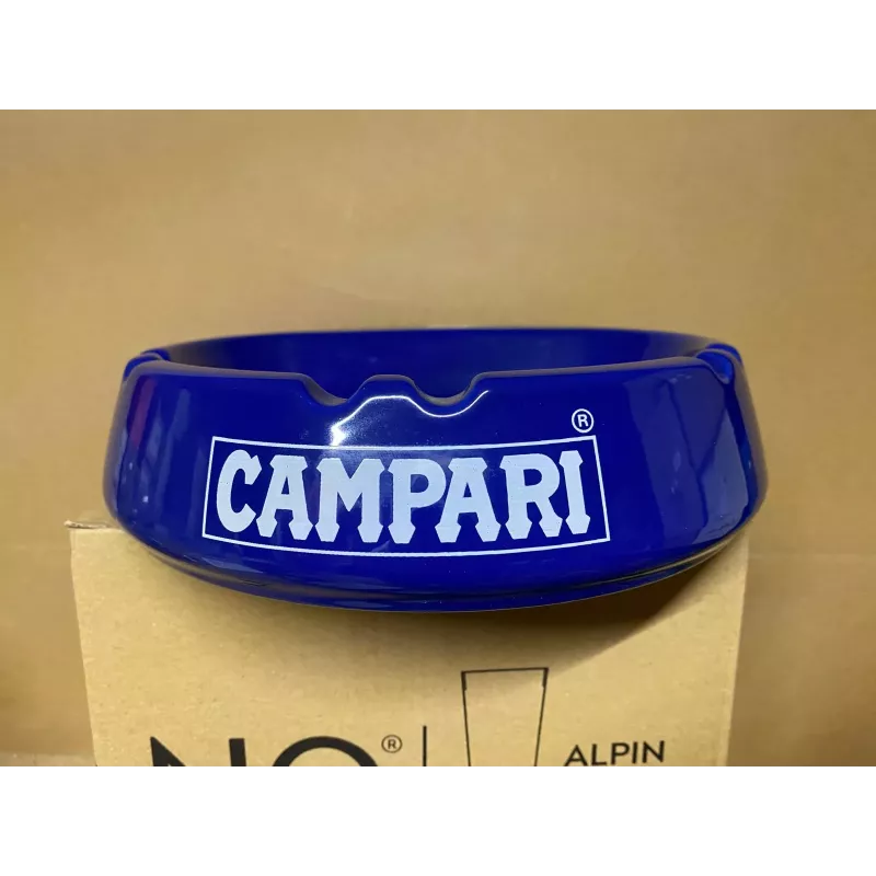 CENDRIER CAMPARI  DIAMETRE 21.50CM