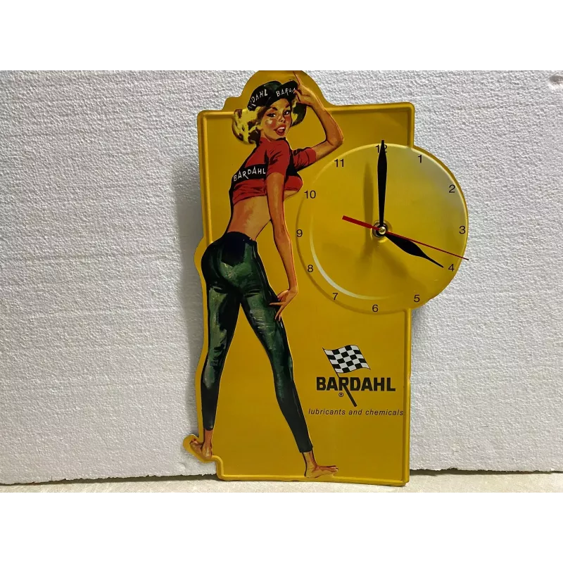 PENDULE   BARDAHL EN TOLE  39CM X24 CM