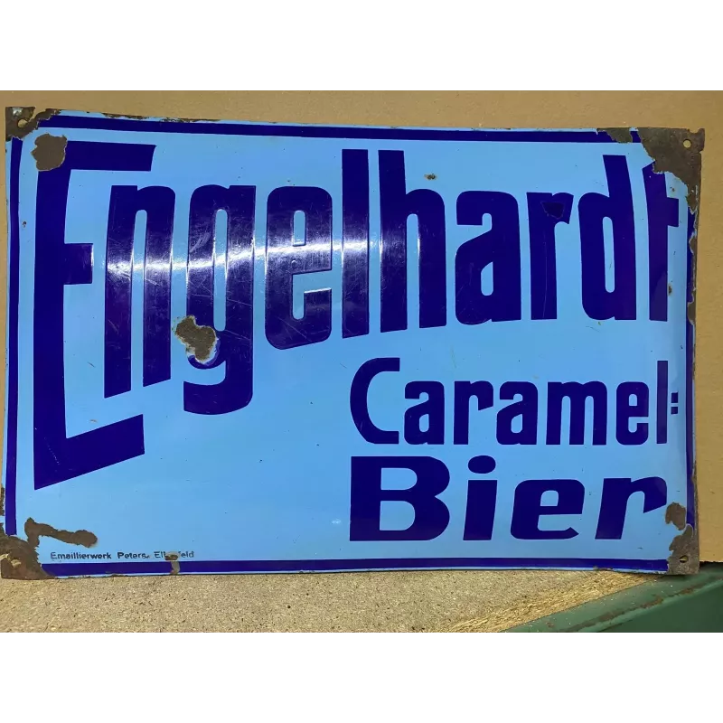 PLAQUE EMAILLEE  BOMBEE ENGELHARDT  50CM X33CM