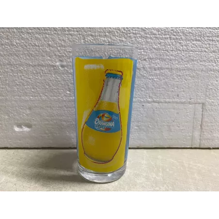 5 VERRES  ORANGINA  LIGHT  HT 13.50CM