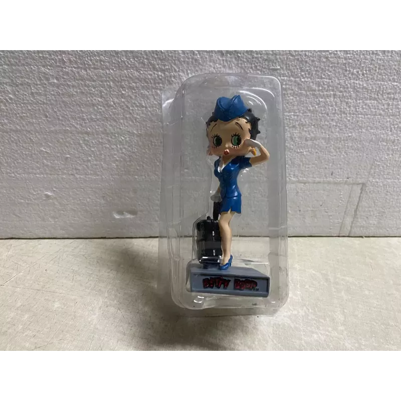 FIGURINE  BETTY BOOP  HT 14CM HOTESSE DE L'AIR